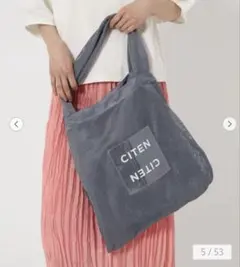 <CITEN> シテン メッシュ&クリア ロゴ トートバッグ ハンドル付き