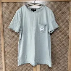 deviluse デビルユース／Tシャツ　カットソー　半袖　ポケット　ブルー　M