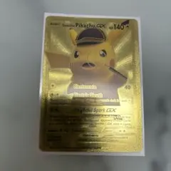 外国版ポケモンカードDetective Pikachu GX 金色