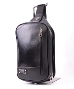 新品未使用 SEAL ボディバッグ シール 黒 ブラック 森野帆布 防水