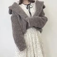 AnMILLE アンミール モコボアコート