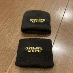 GOLD'S GYM リストバンド 黒　2つ