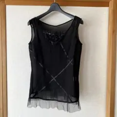 【美品】armoire caprice スパンコール付ノースリーブ