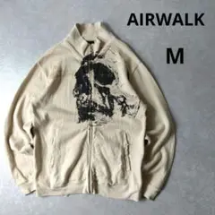 AIRWALK　ジップアップトレーナー　y2k　ドクロ　Vintageジャケット