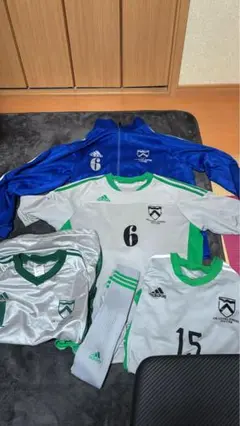 adidas サッカーウェアセット　岡崎城西サッカー部