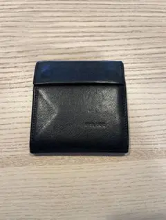 abrAsus 薄い財布　黒レザー