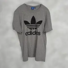 アディダス adidas グレー Tシャツ Lサイズ