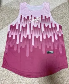 新品 SLAMBLE グラデーションタンクトップ ピンクXL