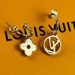LOUIS VUITTON ブックルドレイユ　ブルーミング　ピアス　サークル
