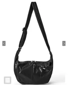 新品　GRL グレイル　ラウンドワイドショルダーバッグ