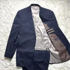 パーフェクトスーツファクトリー セットアップ 大きいサイズ A7 XL ネイビー