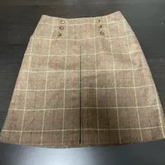 ニューヨーカーの膝丈スカートブラウン