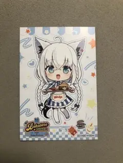 ホロライブ×ウェンディーズ 購入特典ポストカード