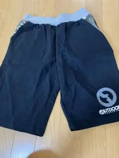 新品　150 ハーフパンツ　アウトドア　スウェット