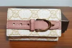 【美品】【正規品】GUCCI グッチ GGスプリーム 6連キーケース