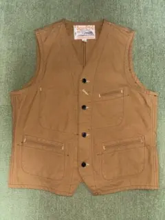 SUGAR CANE SC14375 BROWN DUCK WORK VEST