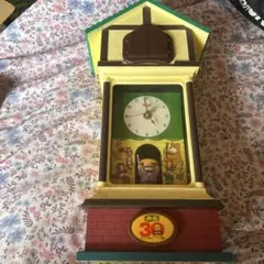 【非売品・動作確認済】明治カール　オリジナルからくり時計　カールおじさん 非売品・動作確認済】明治カール オリジナルからくり時計 カール