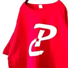 ヘインズ Hanes PC スタッフ STAFF Tシャツ レッド 赤 古着
