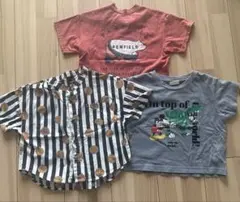 manina ストライプドットシャツ、ブリーズTシャツ他♡90サイズ