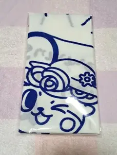 未開封　高知・須崎・しんじょうくん　日本手ぬぐい 白地　非売品
