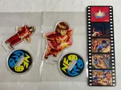 リアルバウト餓狼伝説 秦崇秀(チョンシュウ) アクスタ2点+しおり ステッカー