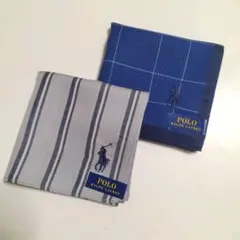 POLO RALPH LAUREN ハンカチ〈2枚〉【新品タグ付】