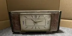 【現状品】マーブルデザイン 大理石 置時計