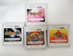 3DS 妖怪ウォッチ2 元祖 真打 妖怪ウォッチ3 テンプラ 赤猫団 セット