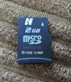 MicroSDメモリーカード 2GB 台湾製