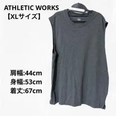 ATHLETIC WORKS　【XL】グレー ノースリーブトップス シンプル