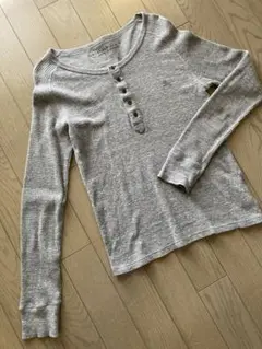 BURBERRY BLACK LABELヘンリーネック長袖カットソー ロンT