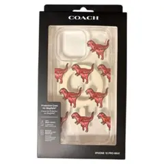 COACH iPhone15 PRO MAX スマホケース レキシー 恐竜