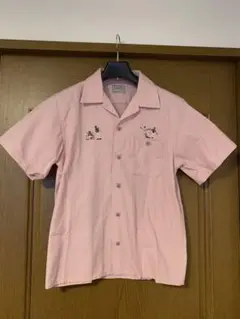 EL RADIALL 半袖シャツ Mサイズ ピンク ボーリングシャツ アメカジ