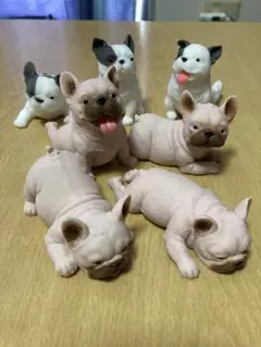 むにゃむにゃ おおきなフレンチブルドッグ ガチャガチャ 7個セット
