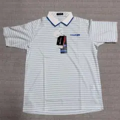 【新品、未使用】ブリヂストン　TOUR B ポロシャツ　ボーダー　LL
