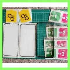 iPhone14 保護フィルム カメラレンズフィルム 2枚+2枚