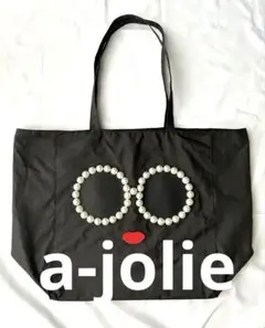 最終価格！【a-jolie／アジョリー】人気♡ナイロンエコバッグ 黒ブラック
