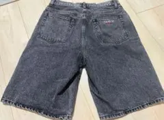 supreme baggy short 23SS washed black 30