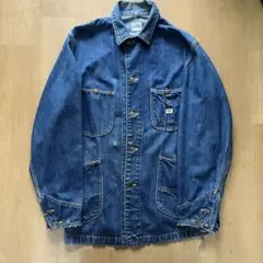 ロ*チ様 60s 70s 濃紺 Lee 91-J カバーオール 42 70's Lee 91-J デニムカバーオール 良雰囲気 実寸(42位
