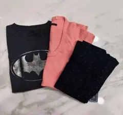 Tシャツ2枚(USED)と レギンス1枚（未使用）　　3点セット