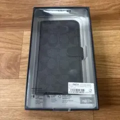 COACH iPhone 13 Pro用レザー手帳型ケース　オマケ付き