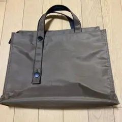 ブラウン ナイロン 手提げ袋 大きめ