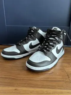 【未使用】NIKE DUNK HIGH ブラウン×ホワイト メンズ スニーカー