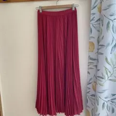 【美品】Priorityプリーツパンツ　夏にピッタリのお色です。
