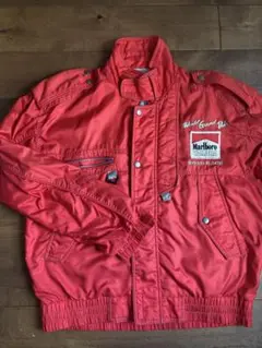 Marlboro Yamaha ジャケット レッド 美品 YAMAHA MARLBORO ヤマハ マルボロ レーシングジャケット
