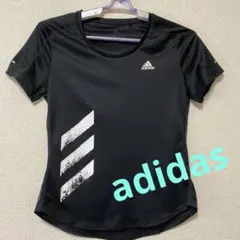 adidas　半袖　アディダス　ランニング　トレーニング　エアロレディ