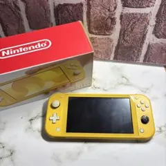 Nintendo Switch Lite イエロー 本体　純正アダプター付き