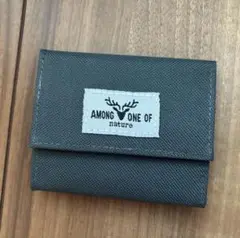 未使用　ミニウォレット　折財布　グレー　財布　コンパクト財布　アウトドア
