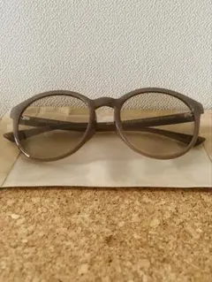 無印良品　ラージボストン型サングラス　モカブラウン
