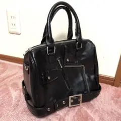 jouetie ジュエティ ライダースバッグ ボストンバッグ ブラック 黒